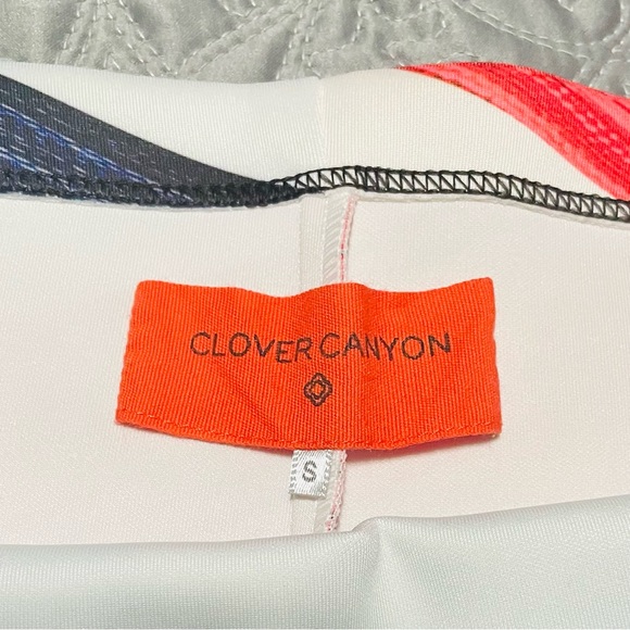 Clover Canyon Womens Printed Knee-Length Pencil Skirt - Picture 4 of 5